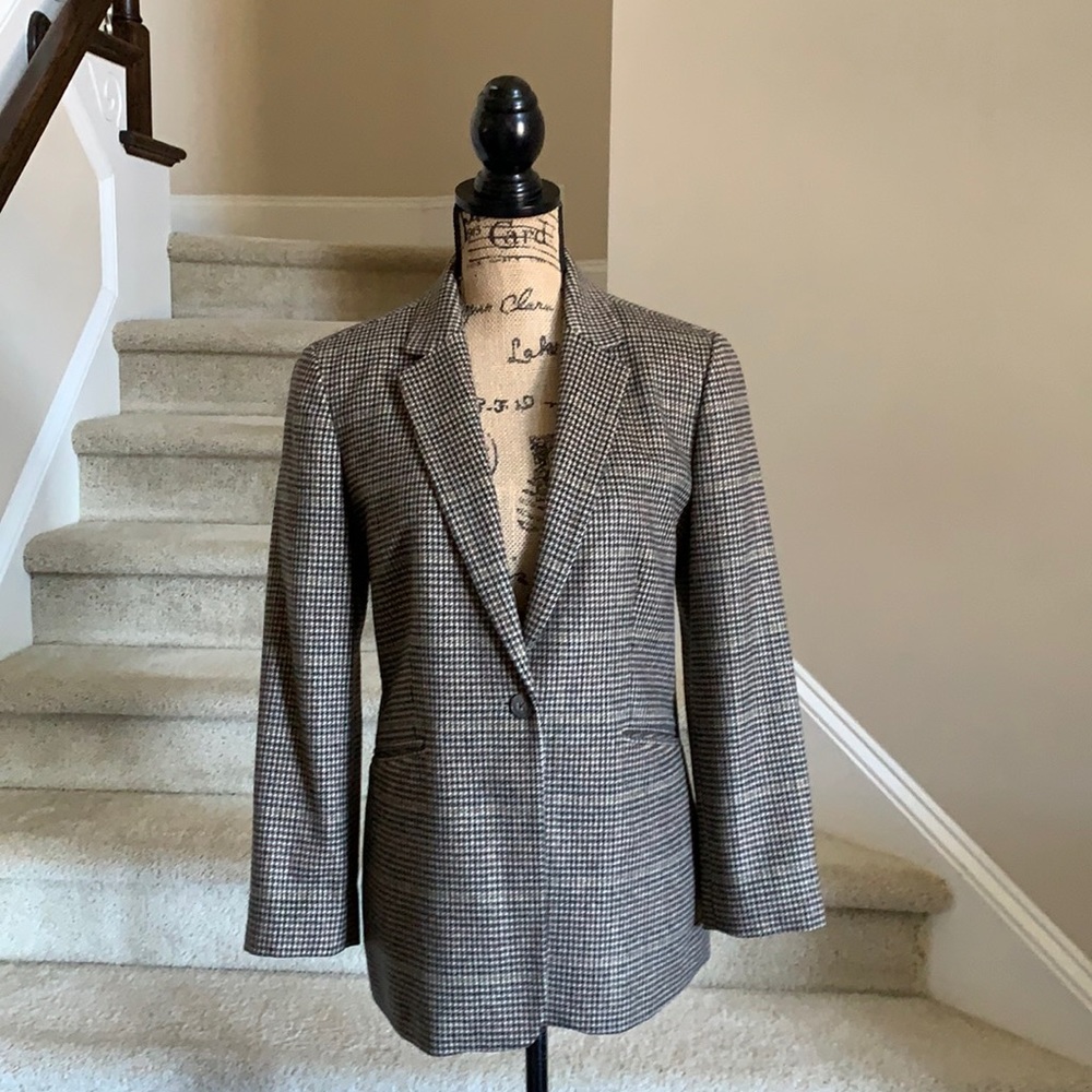 Lands’ End cashmere/wool blazer